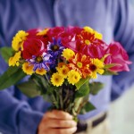 Man with Bouquet